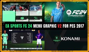 منو گرافیکی EA Sports FC 2024