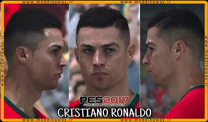 فیس Cristiano Ronaldo برای PES 2017 - آپدیت 26 تیر 1403
