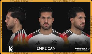 فیس Emre Can برای PES 2017 - آپدیت 3 مرداد 1403