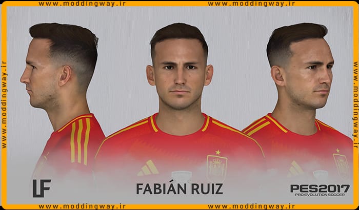 فیس Fabian Ruiz برای PES 2017