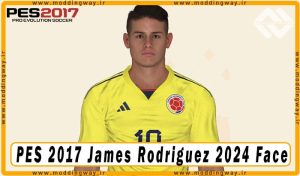 فیس James Rodriguez برای PES 2017 - آپدیت 4 مرداد 1403