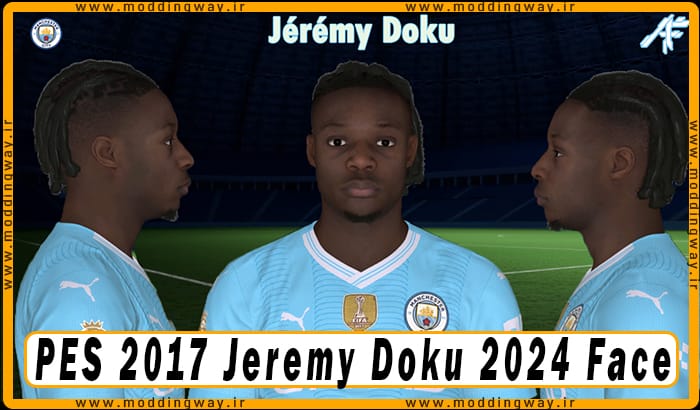 فیس Jeremy Doku برای PES 2017 - آپدیت 8 مرداد 1403