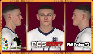فیس Phil Foden برای PES 2017 - آپدیت 27 تیر 1403