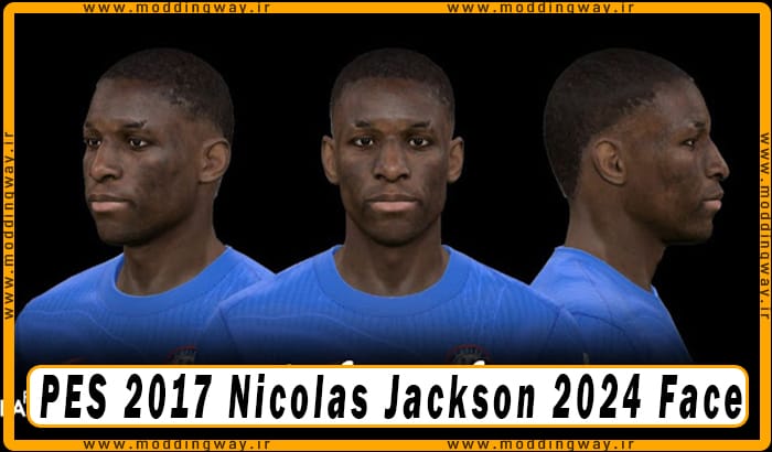 فیس Nicolas Jackson برای PES 2017 - آپدیت 25 تیر 1403
