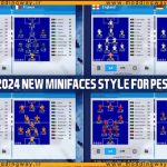 مینی فیس پک EURO 2024 New Style برای PES 2017