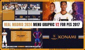 منو گرافیکی Real Madrid CF 2024