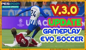 گیم پلی EVO Soccer v3