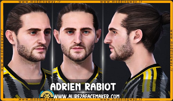 فیس Adrien Rabiot برای PES 2021 - آپدیت 30 تیر 1403