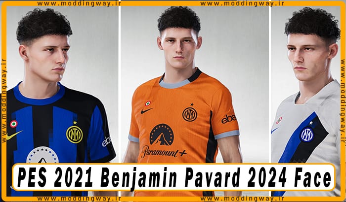 فیس Benjamin Pavard برای PES 2021 - آپدیت 6 مرداد 1403