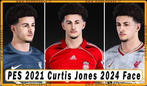 فیس Curtis Jones برای PES 2021 - آپدیت 24 تیر 1403