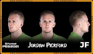 فیس Jordan Pickford برای PES 2021 - آپدیت 27 تیر 1403