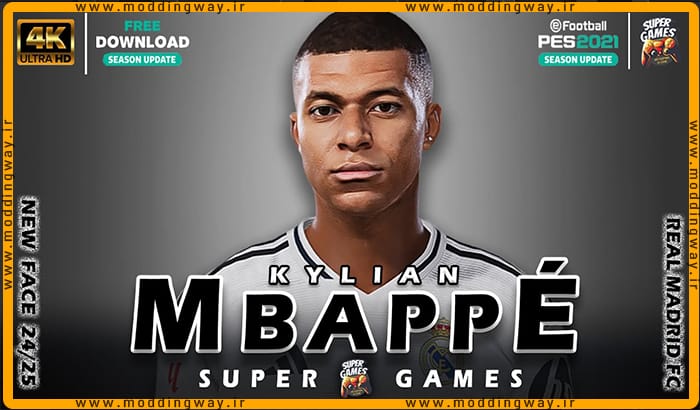 فیس Kylian Mbappe
