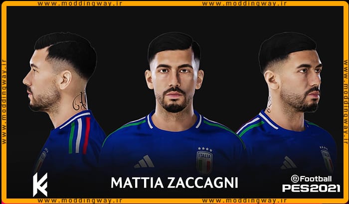 فیس Mattia Zaccagni برای PES 2021