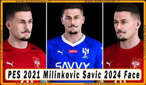 فیس Milinkovic Savic برای PES 2021 - آپدیت 21 تیر 1403