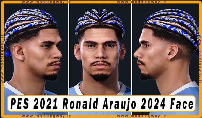 فیس Ronald Araujo برای PES 2021 - آپدیت 29 تیر 1403