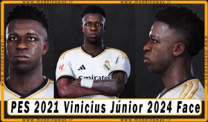 فیس Vinicius Júnior برای PES 2021 - آپدیت 6 مرداد 1403