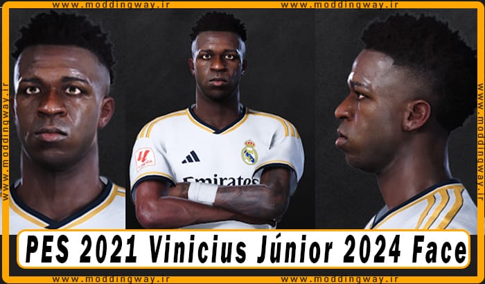 فیس Vinicius Júnior برای PES 2021 - آپدیت 6 مرداد 1403