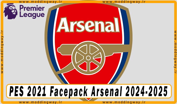 فیس پک Arsenal 24/25 برای PES 2021