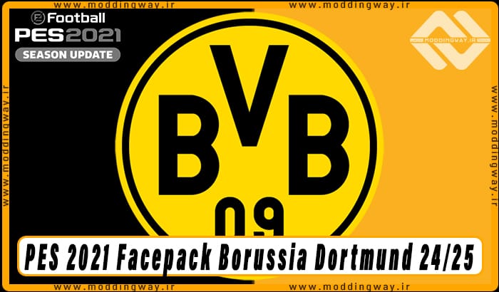 فیس پک Borussia Dortmund 24/25 برای PES 2021