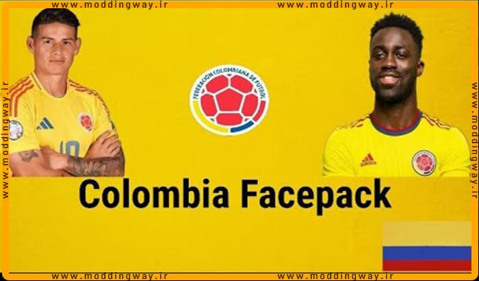 فیس پک Colombia 2024 برای PES 2021