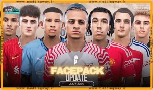 فیس پک Facepack Update 2024 v15 برای PES 2021