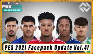 فیس پک Facepack Update Vol.41 برای PES 2021