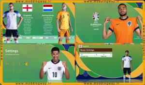 منو گرافیکی EURO 2024