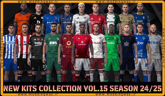 کیت پک Collection 2024 v15 برای PES 2021