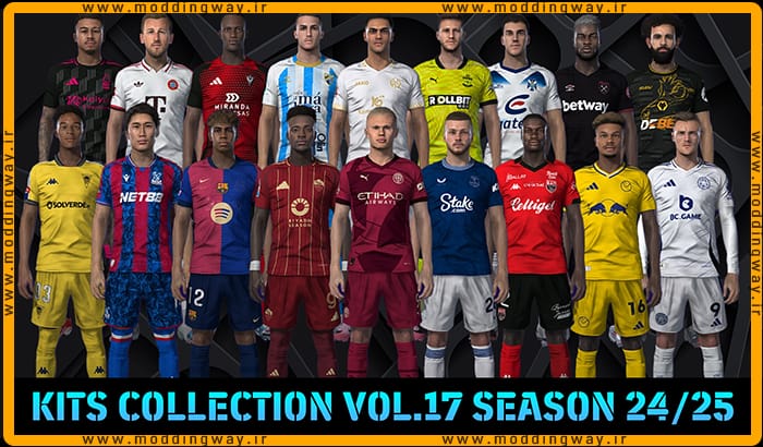 کیت پک Collection 2024 v17 برای PES 2021