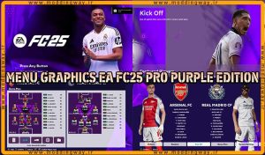منو گرافیکی EA FC25 PRO PURPLE EDITION