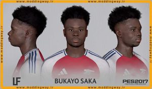 فیس Bukayo Saka 2024