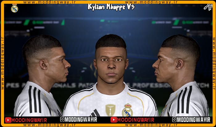 فیس Kylian Mbappe