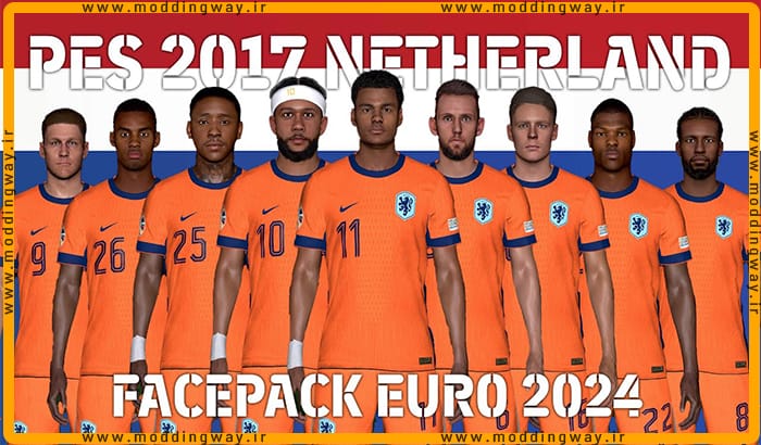 فیس پک تیم ملی NETHERLANDS