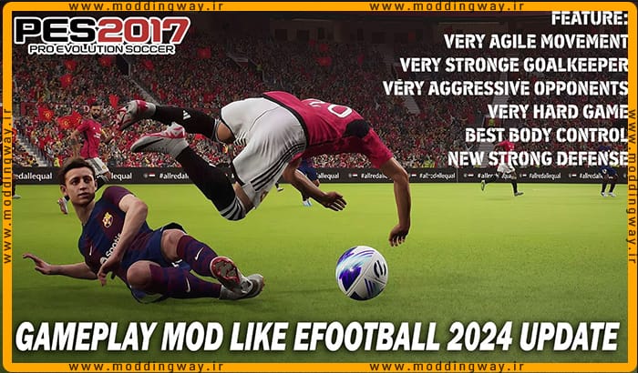 ماد گیم پلی LIKE EFOOTBALL 2024