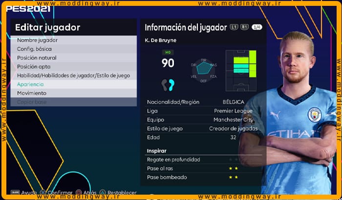 فیس Kevin De Bruyne 2024
