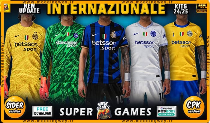 کیت پک Inter 2024-25