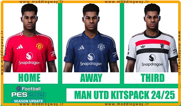 کیت پک Manchester United 2024-25