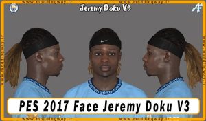 فیس Jeremy Doku برای PES 2017