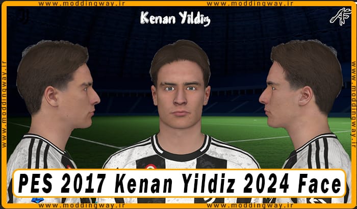 فیس Kenan Yildiz برای PES 2017 - آپدیت 8 مهر 1403