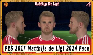 فیس Matthijs de Ligt برای PES 2017 - آپدیت 8 مهر 1403