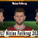 فیس Niclas Fullkrug برای PES 2017 - آپدیت 4 مهر 1403