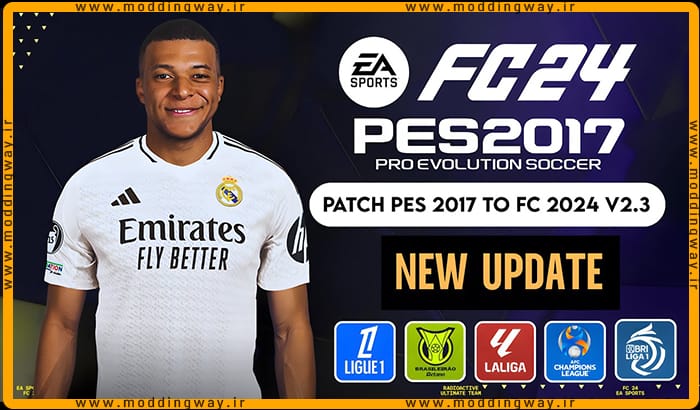 دانلود پچ FC 2024 برای PES 2017 - ورژن 2