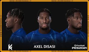 فیس Axel Disasi برای PES 2021 - آپدیت 4 مهر 1403