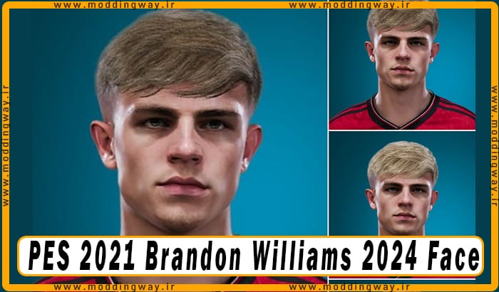 فیس Brandon Williams برای PES 2021 - آپدیت 1 مهر 1403