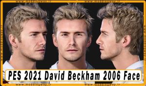 فیس David Beckham 2006 برای PES 2021