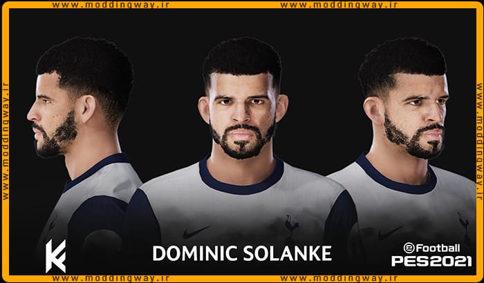 فیس Dominic Solanke برای PES 2021