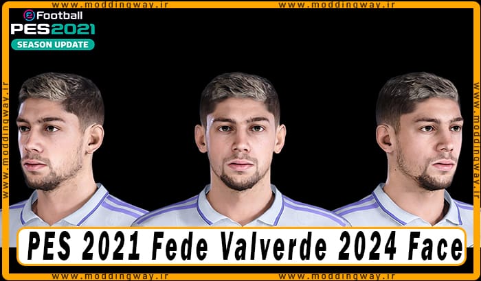 فیس Fede Valverde برای PES 2021 - آپدیت 1 مهر 1403
