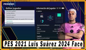 فیس Luis Suárez برای PES 2021 - آپدیت 8 مهر 1403