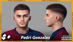 فیس Pedri Gonzalez برای PES 2021 - آپدیت 26 شهریور 1403