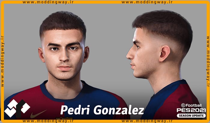 فیس Pedri Gonzalez برای PES 2021 - آپدیت 26 شهریور 1403